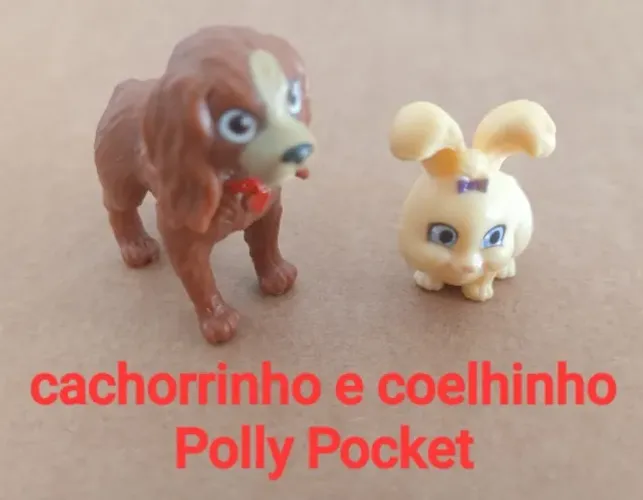 Cachorrinho e coelhinho Polly 