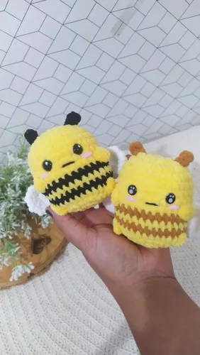 Abelhinhas Fofas Amigurumi/ Crochê