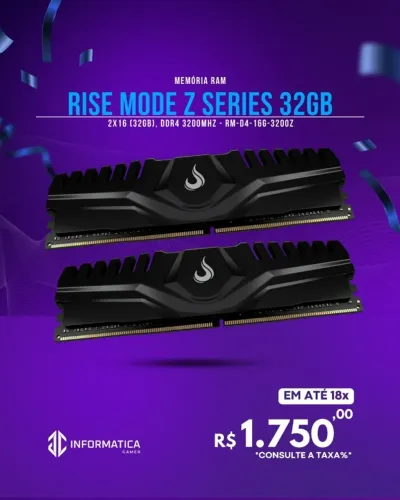 MEMÓRIA RAM RISE MODE Z SERIES 32GB
