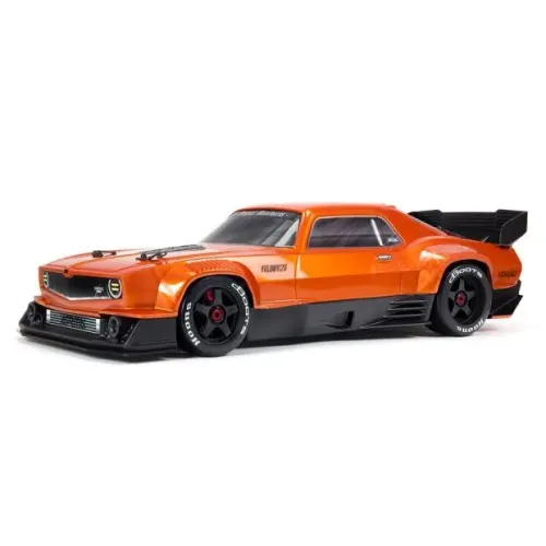AUTOMODELO CARRO ARRMA 1/7 FELONY 6S BLX STREET MUSCLE RTR ORANGE #PRONTA ENTREGA#