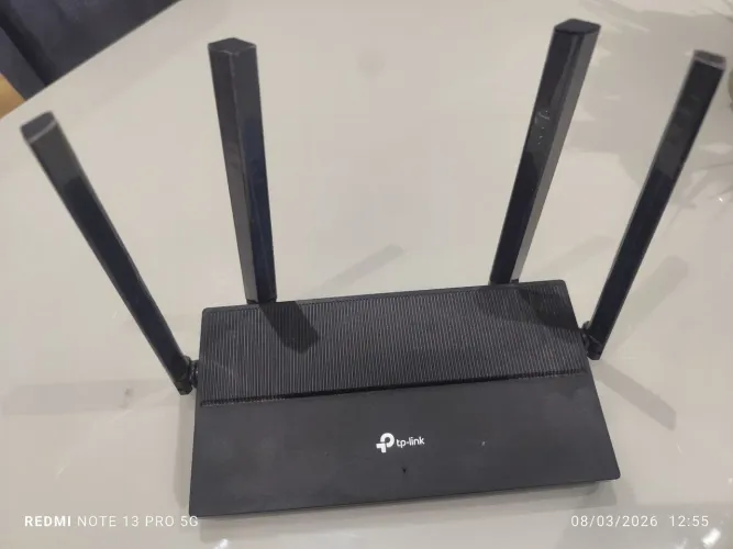 Roteador Tp-Link Gigabit Wi-Fi 6 Dual Band AX1500 EX141