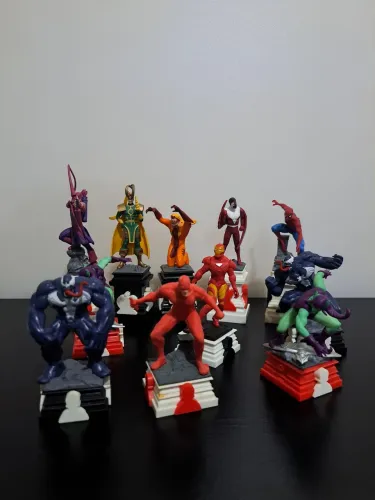 Coleção Marvel Chess - Peças De Xadrez Eaglemoss / Marvel Comics