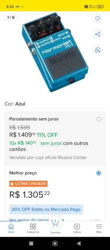 Pedal analógico 