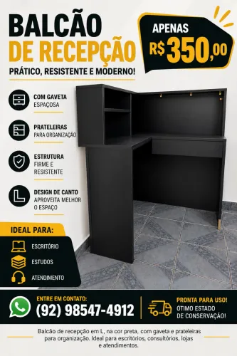 Balcão de recepção