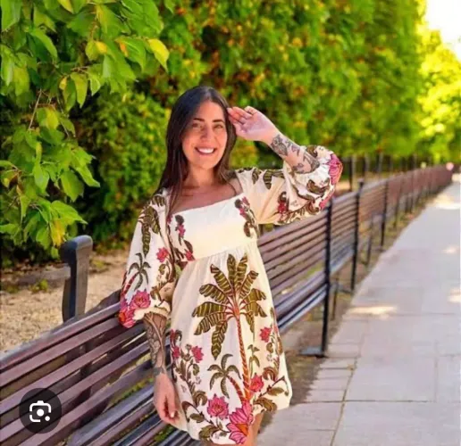Vestido Curto Farm Ravenala