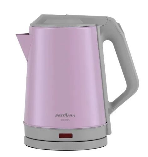 Chaleira elétrica rosa voltagem 127 e 220v