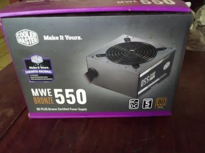 Fonte Cooler Master 550W 80 Plus Bronze