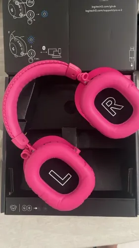 Headset Gamer Logitech G Pro X 2 Lightspeed Sem Fio Magenta