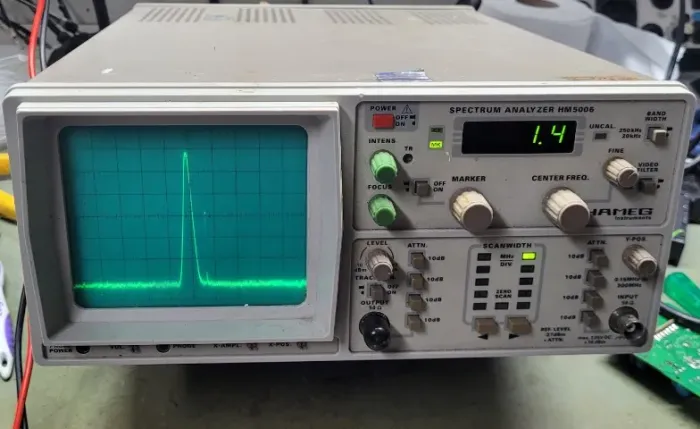 Analizador de Espectro HAMEG HM5006 0.15MHz a 500MHz