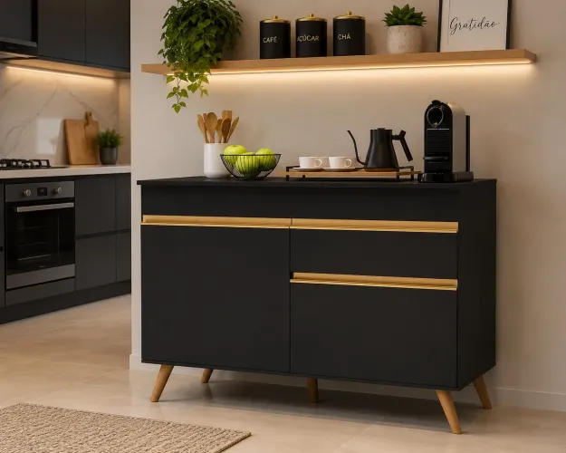 Balcão para Cozinha 2 portas 1 Gaveta PROMOÇÃO
