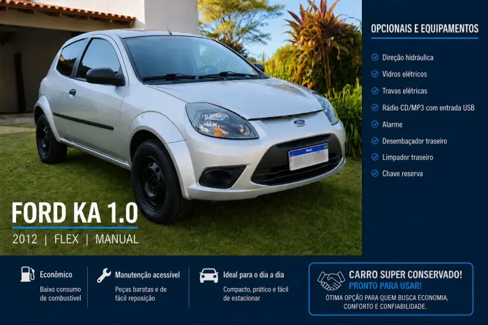 Ford KA 1.0 8v/1.0 8V ST Flex 3P 2012