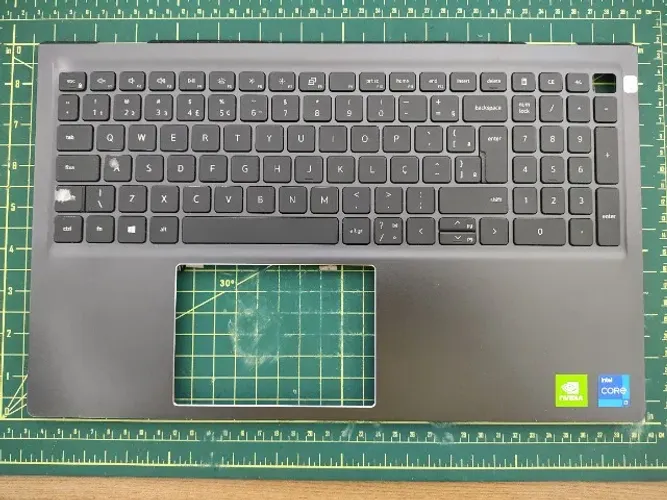 Base Teclado Notebook Dell Vostro 15 5510 5515 Cinza (usado) Cinza-escuro