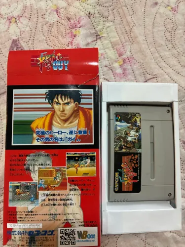 Final Fight original guy japones, acompanhado da caixa.