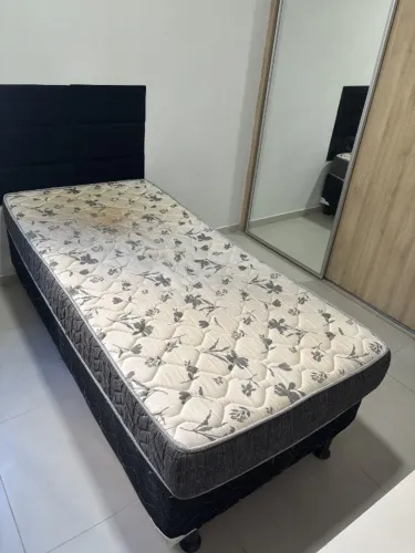 Cama Box com Colchão Solteiro Ortobom Pró-Saúde