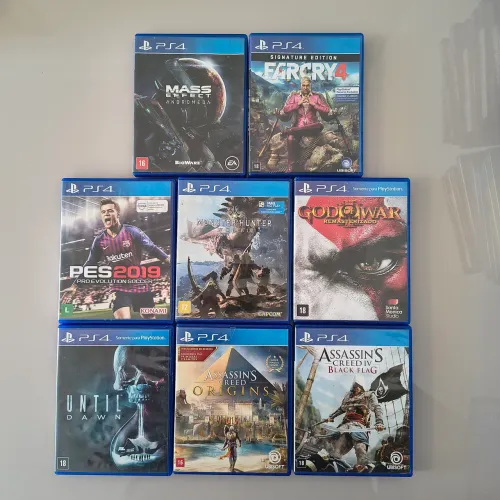 VENDO LOTE DE JOGOS PS4