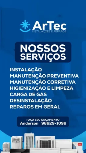 Serviço de ar condicionado em geral