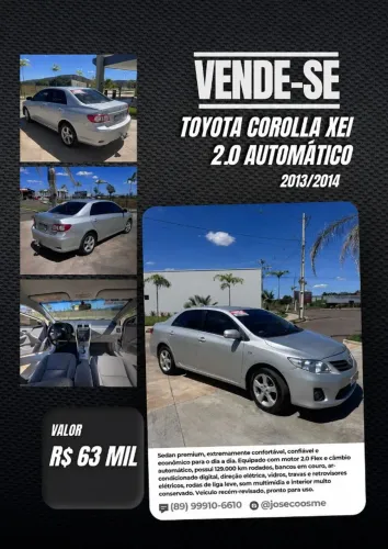 Toyota Corolla XEI 2.0 Flex 16V Aut. 2014