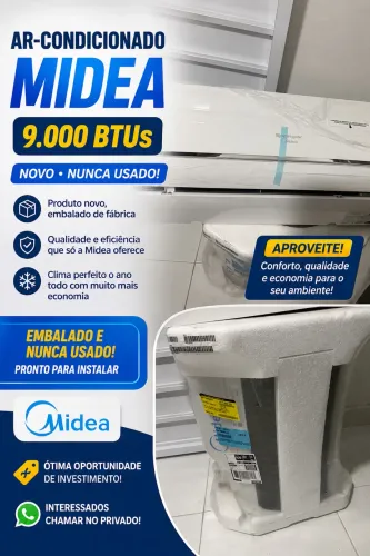 Ar condicionado Novo nunca foi usado