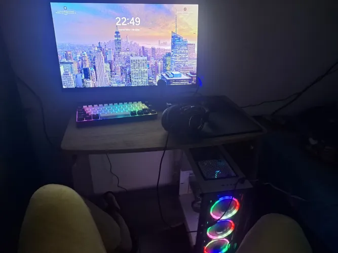 Pc gamer completo setup ryzen troco em notebook