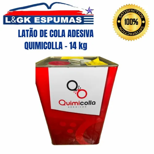 Latão de Cola Adesiva QUIMICOLLA - 14 Kg. Cola de contato para sapateiros, manutenção, etc