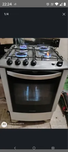 Fogão automático, 4 bocas 