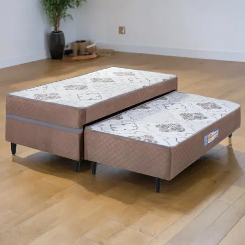 Cama Box Solteiro com Auxiliar Açucena D28 - ECOTEC/ entrega rápida 