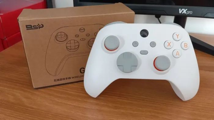 Gamepad G6 white s/fio compatível com PC, Android , Nintendo sw