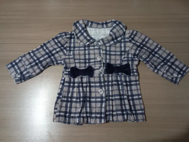 Lindo Agasalho Xadrez Infantil