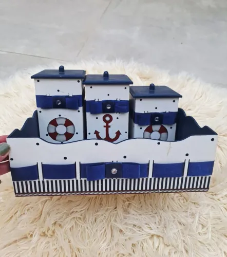Kit higiênico todo em MDF