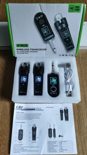 Transmissor Wireless Sem Fio Para Microfone 