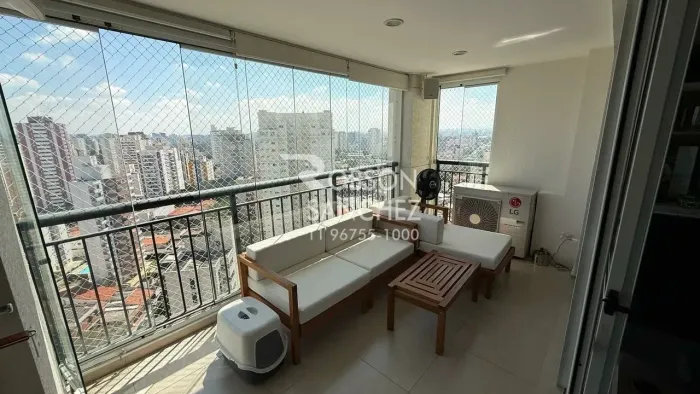 Apartamento a venda na Vila Mascote com 2 quartos, 1 suíte, 2 vagas, 83m², varanda gourmet