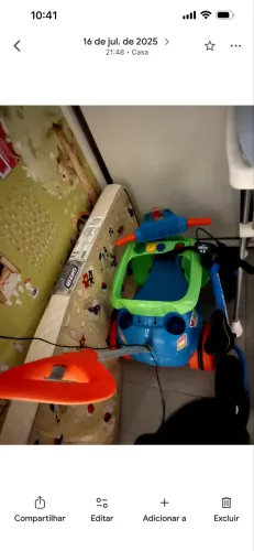 Velocípede infantil pouco usado