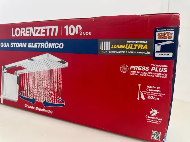Chuveiro Lorenzetti Acqua Storm NOVO - Caixa Lacrada!