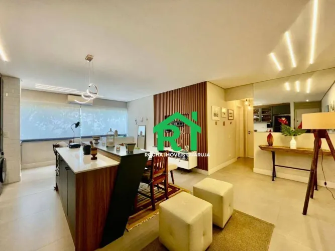Apartamento com 2 Quartos(1 suíte) ,1 Vaga, Lazer à Venda em Enseada Guarujá