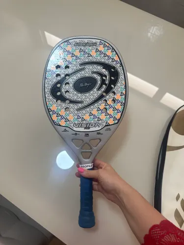 raquete de beach tennis vision supercarbon pro 2025 carbono