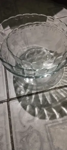 3 tigelas de vidros originais