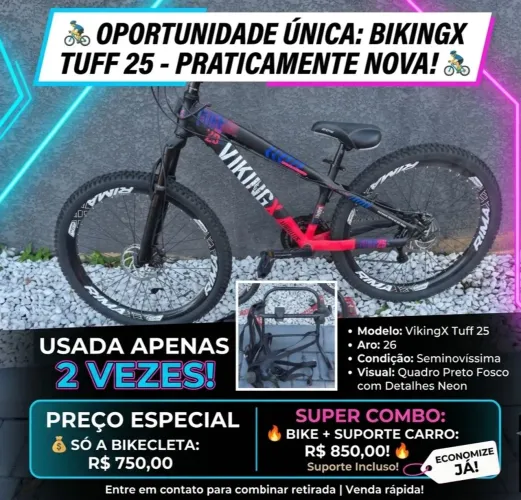 Bicicleta VikingX Tuff 25 aro 26