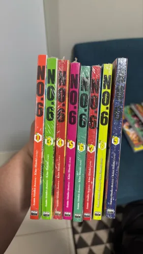 NO.6, vol. 1 ao 9 (falta o 2), NewPOP novos e lacrados