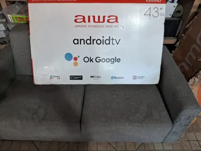 ANDROIDTV AIWA 43 NA CAIXA - DISPLAY COM MANCHA