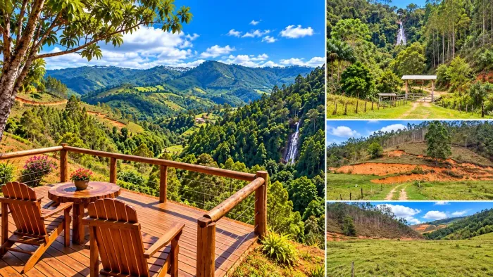 Sítio 5.100m² Domingos Martins Vista Panorâmica Mirante Escritura Parcelo, Troco Veículos<br>