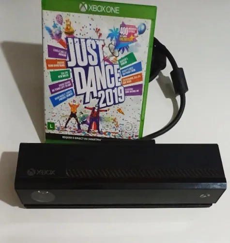 XBOX ONE ->> Sensor KINECT + jogo JUST DANCE 2019