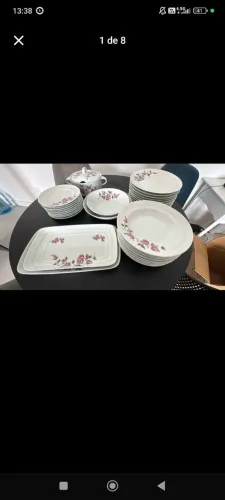 Conjunto de jantar Porcelana Schmidt - Vintage anos 70/80 ?