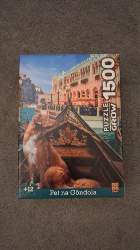 Quebra cabeça grow 1500 peças pet 