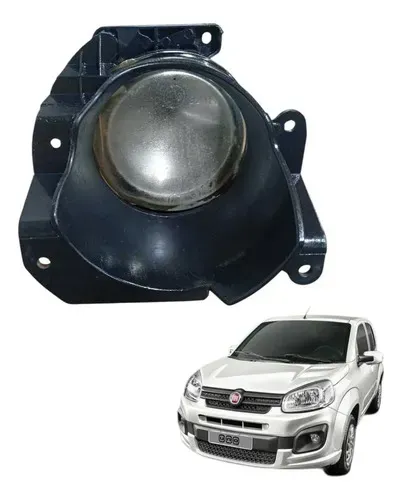 Farol Milha Fiat Uno L. Direito 2017 A 2020 Original Branco