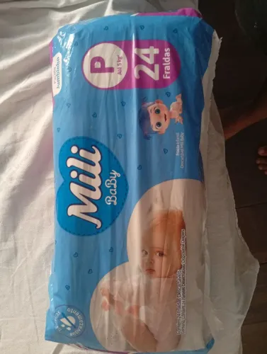 Fralda Milly P troco com fralda G