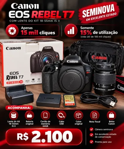 Câmera canon