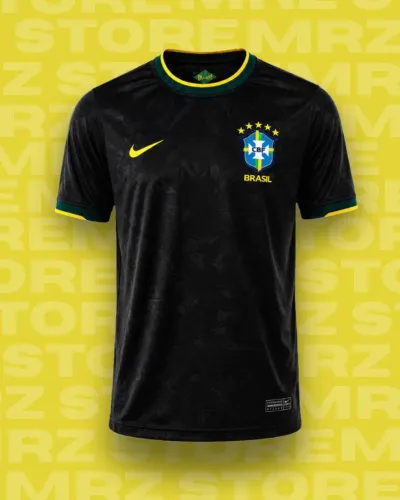Camisa do Brasil preta poucas unidades 