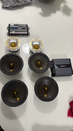 Som automotivo zetta kit completo