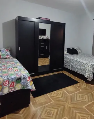 GUARDA ROUPA PRETO - 180 CM