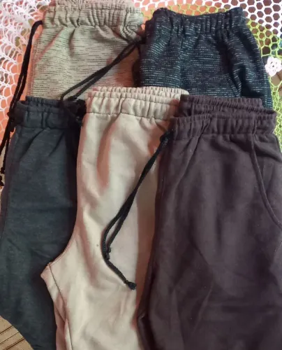 Kit 5 shorts masculino 50% algodão/50% poliéster tamanho M